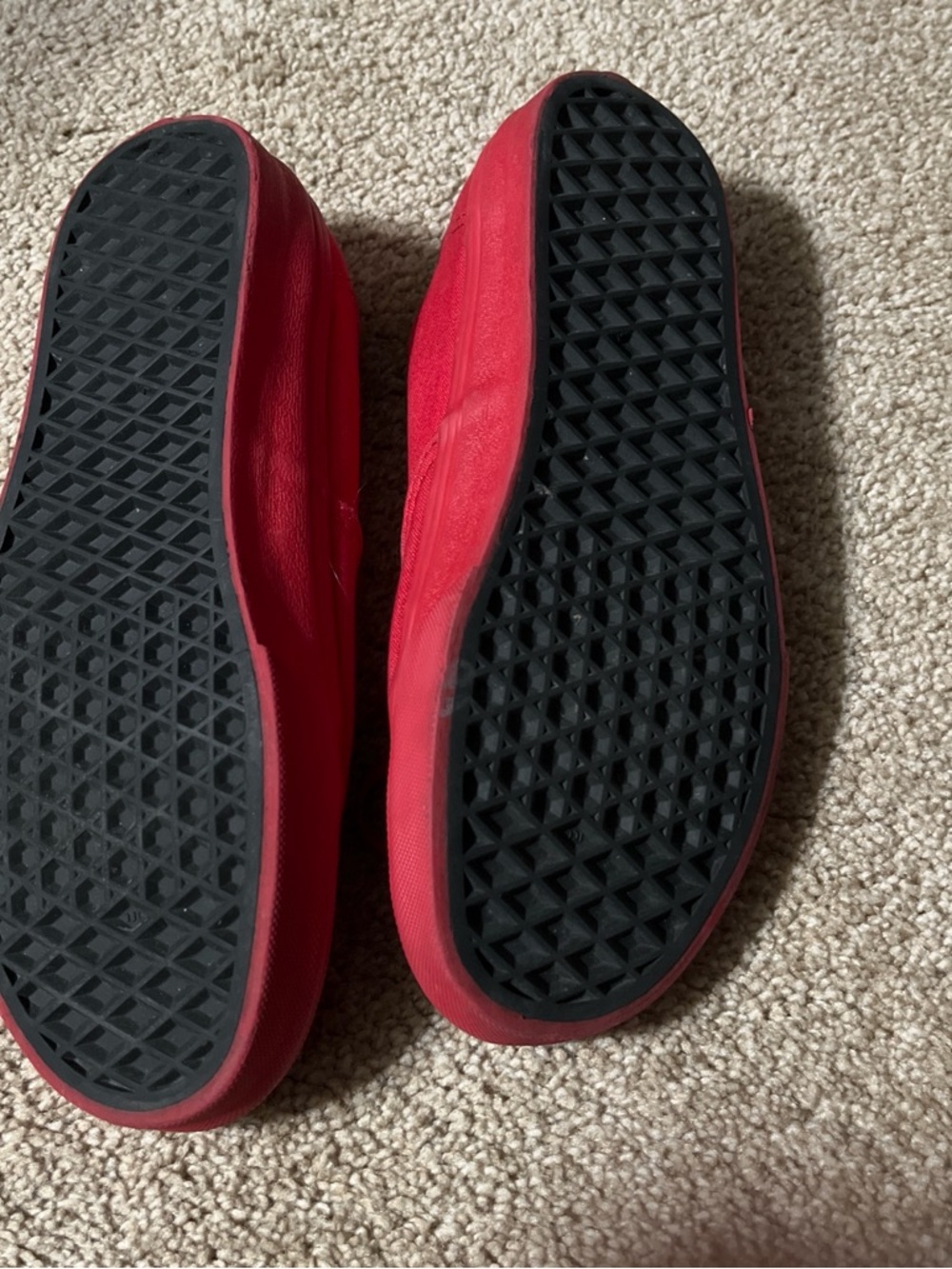 Vans All-Red Classic Canvas Low-Top Sneakers - Picture 3 of 5